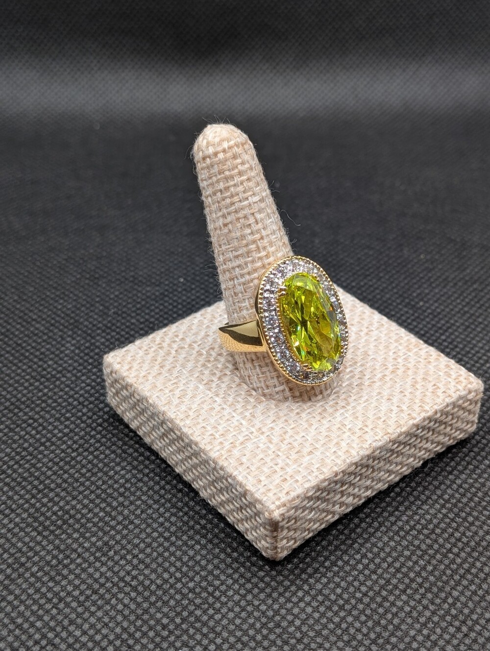 Large Green Cocktail Ring